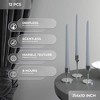 10 inch Taper Candles Set of 12 - Tall Candles Unscented - Tapered Candle Sticks - 4 of 4