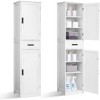 Vtec Trading White Tall 2-Door Storage Cabinet - 3 of 3