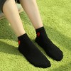 Anna-Kaci Women's 5-Pair Ankle Socks with Ribbed Cuff and Embroidered Heart Accent for Comfort and Style - 2 of 3
