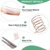 Unique Bargains Soft Pure Copper Jewelry Making Gardening Wire 1 Roll - 2 of 4