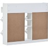 Acekool Modern Shoe Cabinet, Black Slim Flip Drawer Shoe Organizer with Top Drawers - 4 of 4