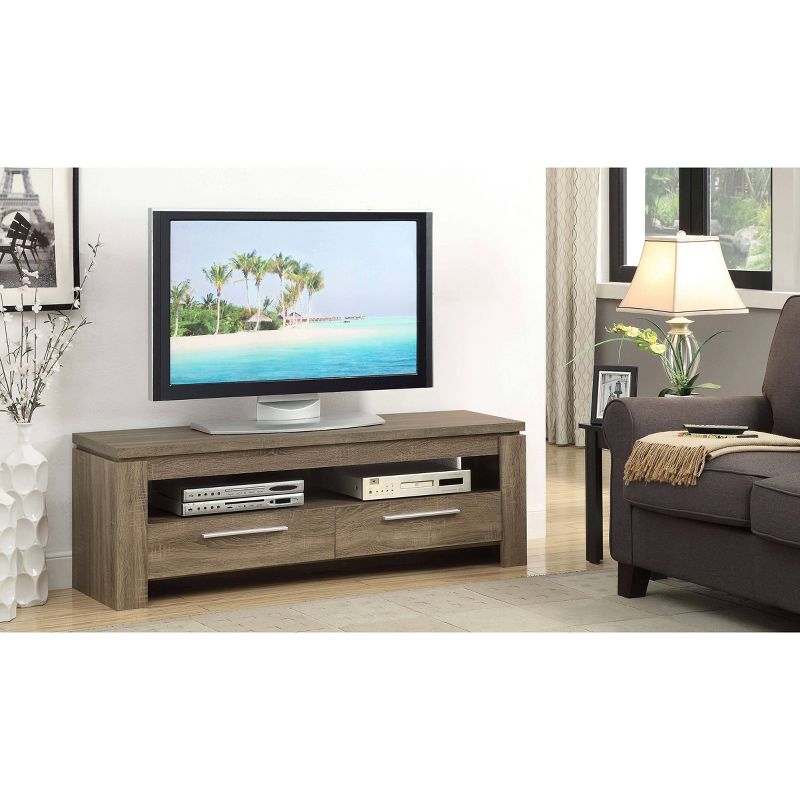 Elkton 2 Drawer TV Stand for TVs up to 65" - Coaster, 2 of 5