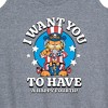 Women's - Garfield - Want You To Have A Happy Fourth Graphic Racerback Tank - 2 of 4