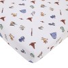 Warner Brothers Harry Potter Welcome Little Wizard Navy, Burgundy, Denim Blue and White, Appliqued 3 Piece Crib Bedding Set - 3 of 4