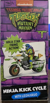 Teenage Mutant Ninja Turtles: Mutant Mayhem Ninja Kick Cycle With Leonardo  Action Figure : Target