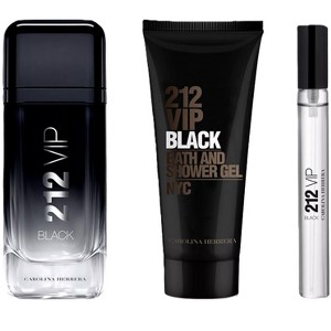Carolina Herrera 212 Vip Black Gift Set for Men : Target