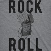 Womens Rock And Roll Lighter T Shirt Funny Music Concert Tee For Ladies - Crazy Dog Women's T Shirt - 2 of 4