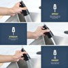 WOWOW Single Handle Pull Down Sprayer Kitchen Faucet with Dishwasher Air Gap 2 or 4 Hole in Brushed Nickel - 2 of 4