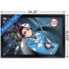 Trends International Demon Slayer - Tanjiro & Urokodaki Forest Framed Wall Poster Prints - 3 of 4