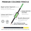 72-Color Colored Pencils for Adult Coloring Books, Soft Core, Artist Drawing Sketching Pencils Set - 3 of 4