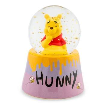 Silver Buffalo Disney Winnie the Pooh "Oh, Bother" Light-Up Mini Snow Globe | 2.75 Inches Tall
