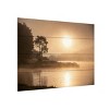 Trademark Fine Art GS Photo Misty Morning on Hidden Lake Wood Slat Art - 2 of 4