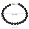Unique Bargains Stainless Steel Indoor Outdoor Durable Flag Pole Beaded Flagpole Retainer Ring 0.98" - 3 of 4
