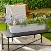 The HC Companies Eclipse Window Flower Box with Removable Saucer - 2 of 4