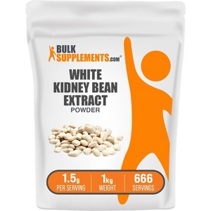 BulkSupplements White Kidney Bean Extract Powder - 1 of 4