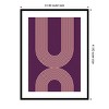 Amanti Art Mid Century in Pink and Purple by Incado Wood Framed Wall Art Print - 4 of 4