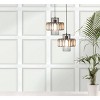 Holden Modern Wood Panel Dove White Wallpaper - 4 of 4