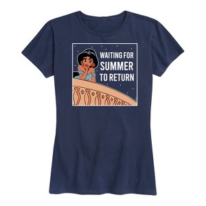 Women's - Disney Princess - Waiting For Summer Short Sleeve Graphic T-Shirt - 1 of 4