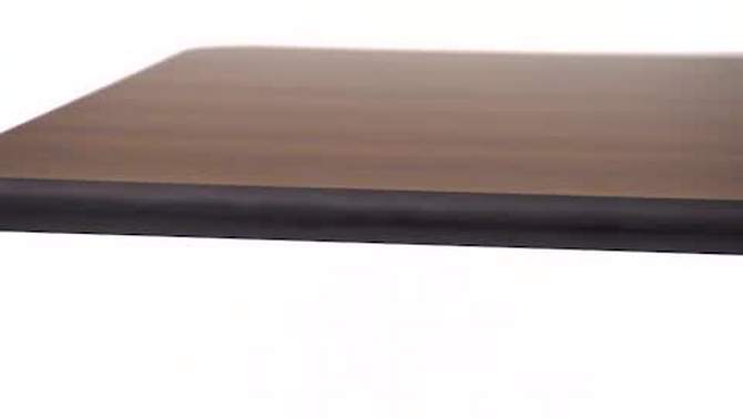 Flash Furniture 24'' x 42'' Rectangular Table Top with Reversible Laminate Top, 2 of 4, play video