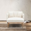 Okak Modern Accent Chair, Fashionable and Classic Style Chaise Accent Chair for Living Room and Hotel Bed Room - 2 of 4