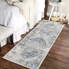 Vintage Low Pile Rug,Washable Area Rugs with Rubber Backing,Vintage Prints,Indoor Super Soft Rugs,Bedroom,Living Room,Kids Room - 3 of 4