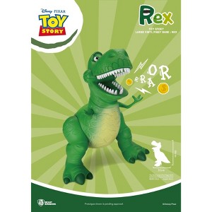 Disney Toy Story Large Vinyl Piggy Bank:Rex (Piggy Bank) - 1 of 4