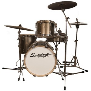 Sawtooth Command Series 4-Piece Drum Shell Pack with 18" Bass Drum, Champagne - 1 of 4