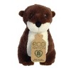 Aurora Large River Otter Eco Nation Eco-Friendly Stuffed Animal Brown 13.5" - 2 of 4