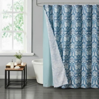 LunaLulinlk 14 Piece Fabric Shower Curtain Set