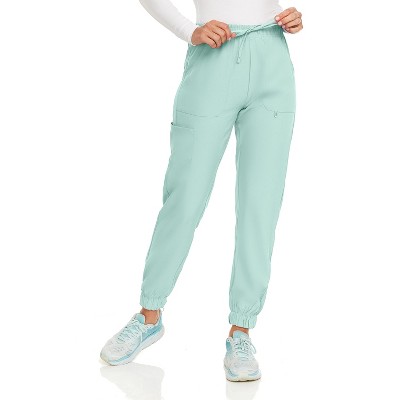 Hey Collection Women Medical Scrubs Jogger Pants with 4 Pockets and 4-Way Stretch
