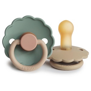 FRIGG Daisy Natural Rubber Pacifier 2-Pack - 1 of 4