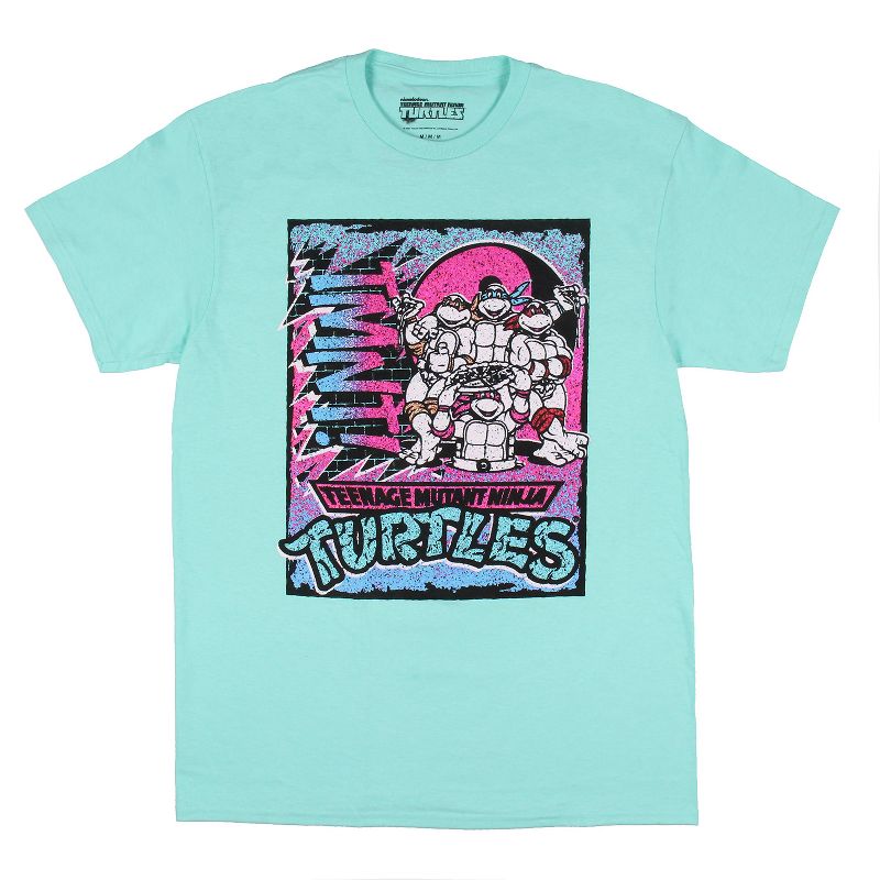 Teenage Mutant Ninja Turtles Men's Graffiti TMNT Design Graphic T-Shirt, 1 of 4