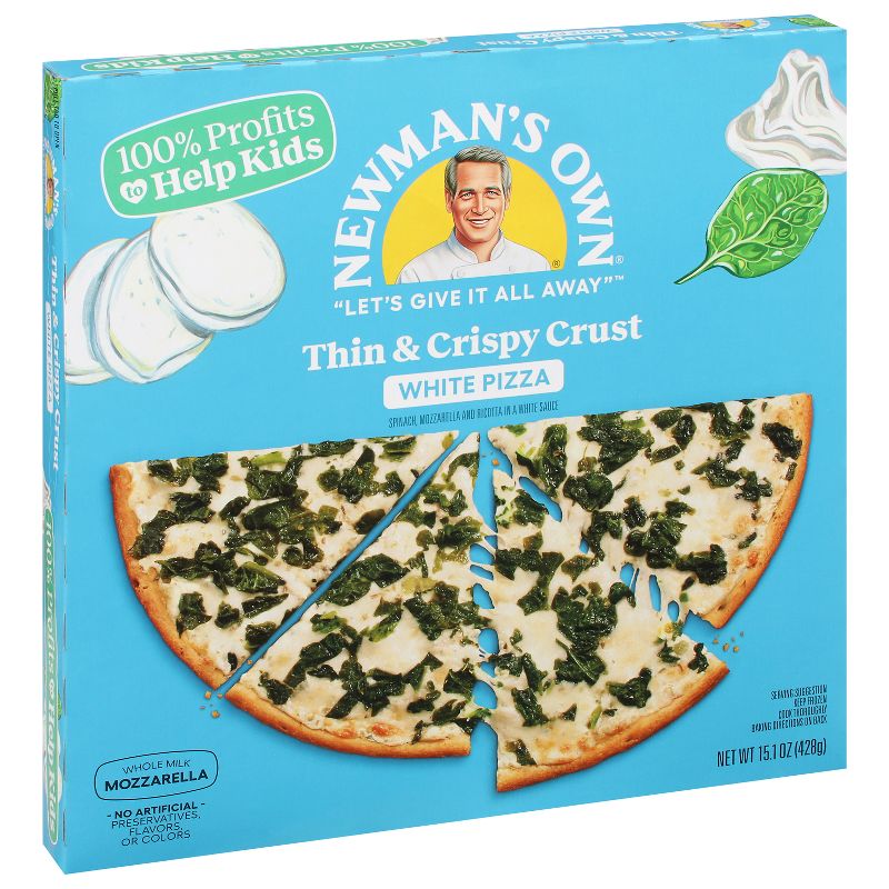 Newman&#39;s Own White Thin Crust Frozen Pizza - 15.1oz, 5 of 8