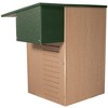 JCs Wildlife Recycled Poly Lumber Awesome Possum House - Outdoor Shelter for Opossums - Eco-Friendly Materials - image 3 of 4