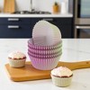 Unique Bargains Disposable Baking Cups Greaseproof Paper 1.97"x1.18" 100 Pcs - 2 of 4