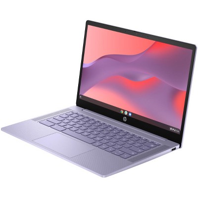 HP 14a-nf 14" Chromebook Intel Processor N100 4GB 128GB Chrome OS - Purple - Manufacturer Refurbished