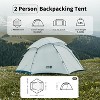 Naturehike Yakou 1-2 Person Tent, Waterproof One Person Two Person Tent, Ultralight Tent for High Attitude Camping & Hiking - 3 of 4