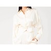 Women's Satin Button Down Blouse - LUCCA - 4 of 4