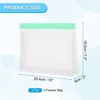 Unique Bargains Reusable Leakproof Zip PEVA Freezer Food Storage Bags 3 Pcs - 2 of 4