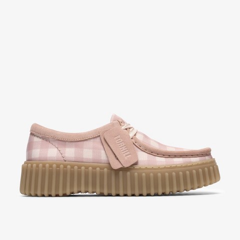 Обувь Clarks Womens Torhill Bee Light Pink Textile Shoes 7.5 Medium