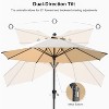PURPLE LEAF Patio Umbrella Outdoor Table Umbrella Aluminum Frame Market Umbrella Sun Umbrella with 8 Sturdy Ribs - 2 of 4