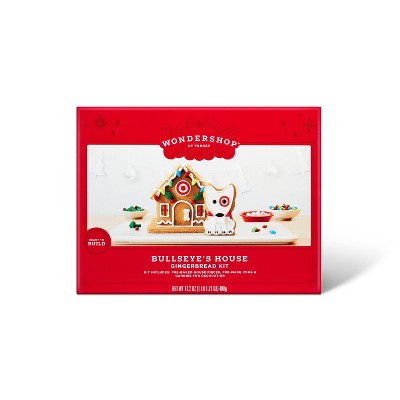 Holiday Bullseye's Gingerbread House Kit - 17.2oz - Wondershop™