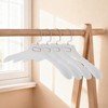 Unique Bargains Lightweight Flat Hook Closet Hanger 4 Pcs - 4 of 4