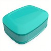 LunaLulinlk Leak-proof Multi-purpose 4-compartment Bento Box with Removable Dividers, BPA Free, Food Safe (Light Green) - 4 of 4