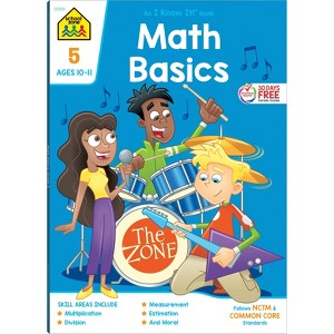School Zone Math Basics Grade 5 Workbook - (Paperback) - 1 of 4