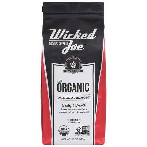 Wicked Joe Coffee Co. Wicked French Dark Roast Ground Coffee - 12oz - 1 of 3