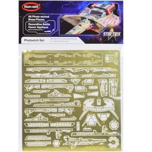 Photoetch Set for Klingon Kronos One Spaceship "Star Trek VI: The Undiscovered Country" (1991) Movie 1/350 Scale by Polar Lights - 1 of 3