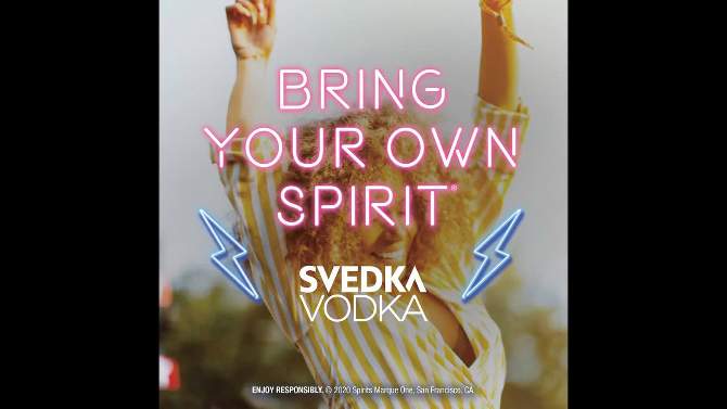 SVEDKA Vodka - 750ml Plastic Bottle, 2 of 9, play video