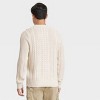 Men's Crew Neck Cable Knit Pullover - Goodfellow & Co™ - image 2 of 3