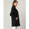 INSPIRE CHIC Women's Regular Fit Notched Lapel Long Sleeve Buttoned Classic Coat - image 4 of 4